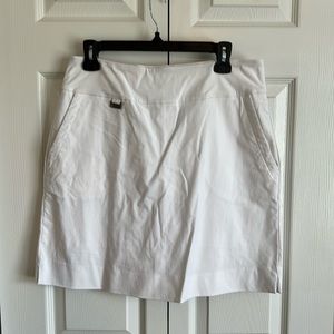 White Skort